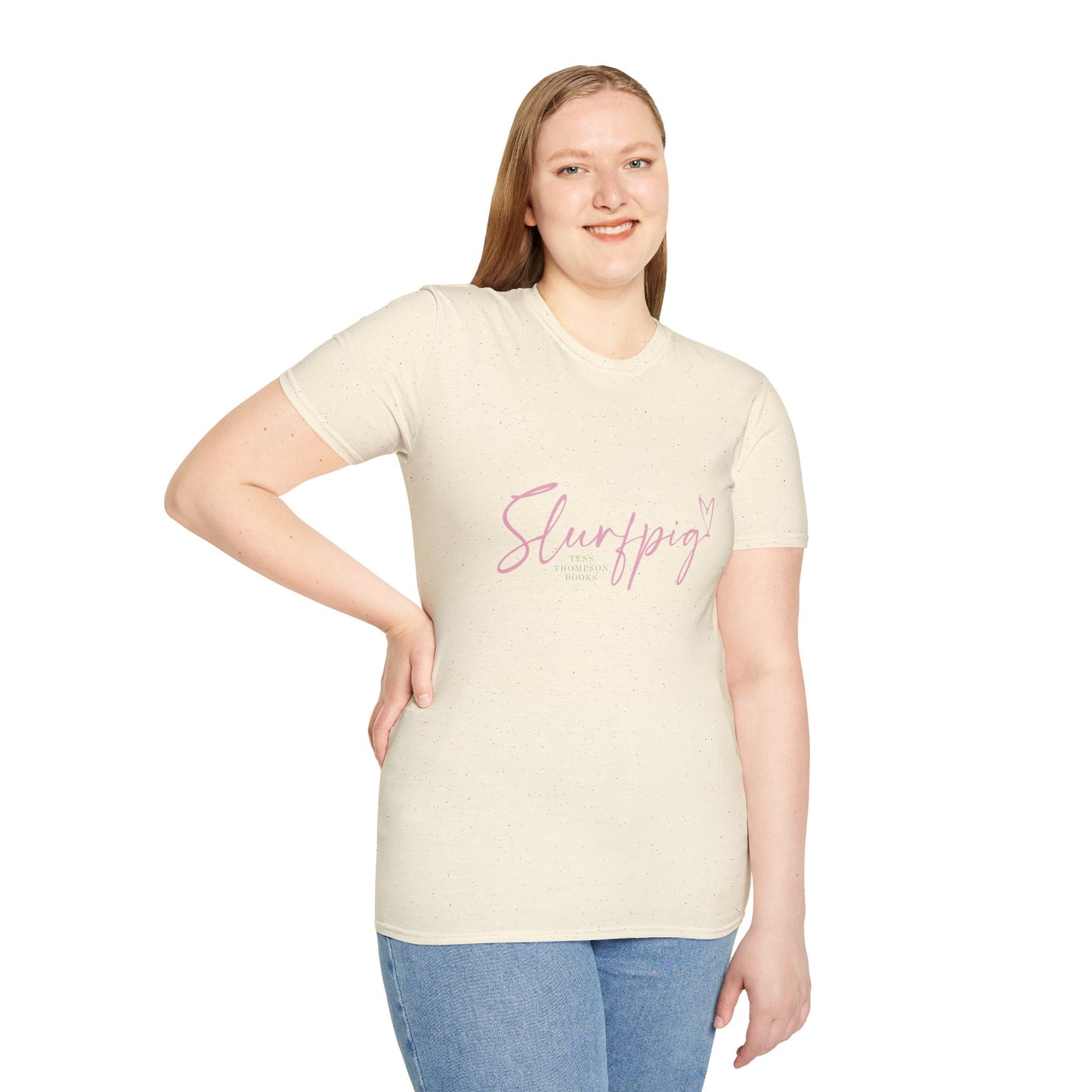 Slurfpig Script - Unisex Softstyle T-Shirt