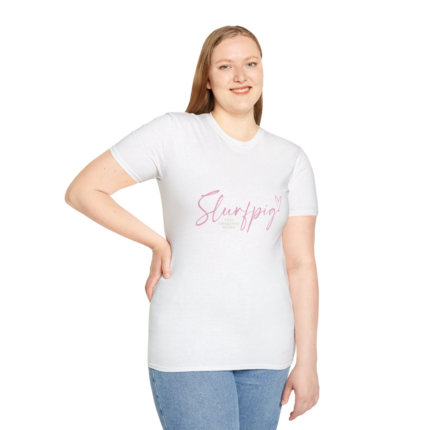 Slurfpig Script - Unisex Softstyle T-Shirt