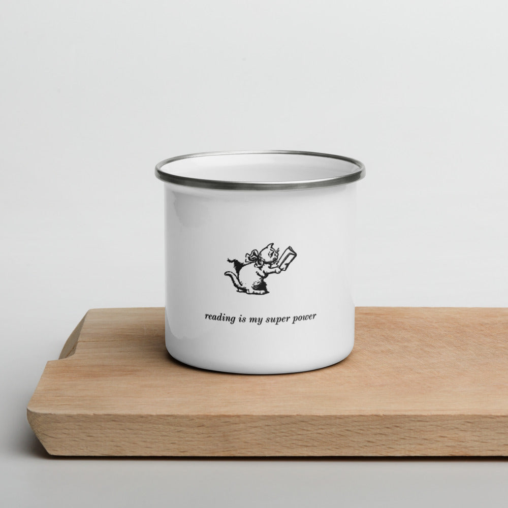 Reading Super Power Enamel Mug